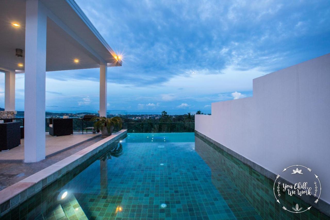 Villa Azur, 4 Bedrooms, Ocean View Bãi biển Chaweng Ngoại thất bức ảnh