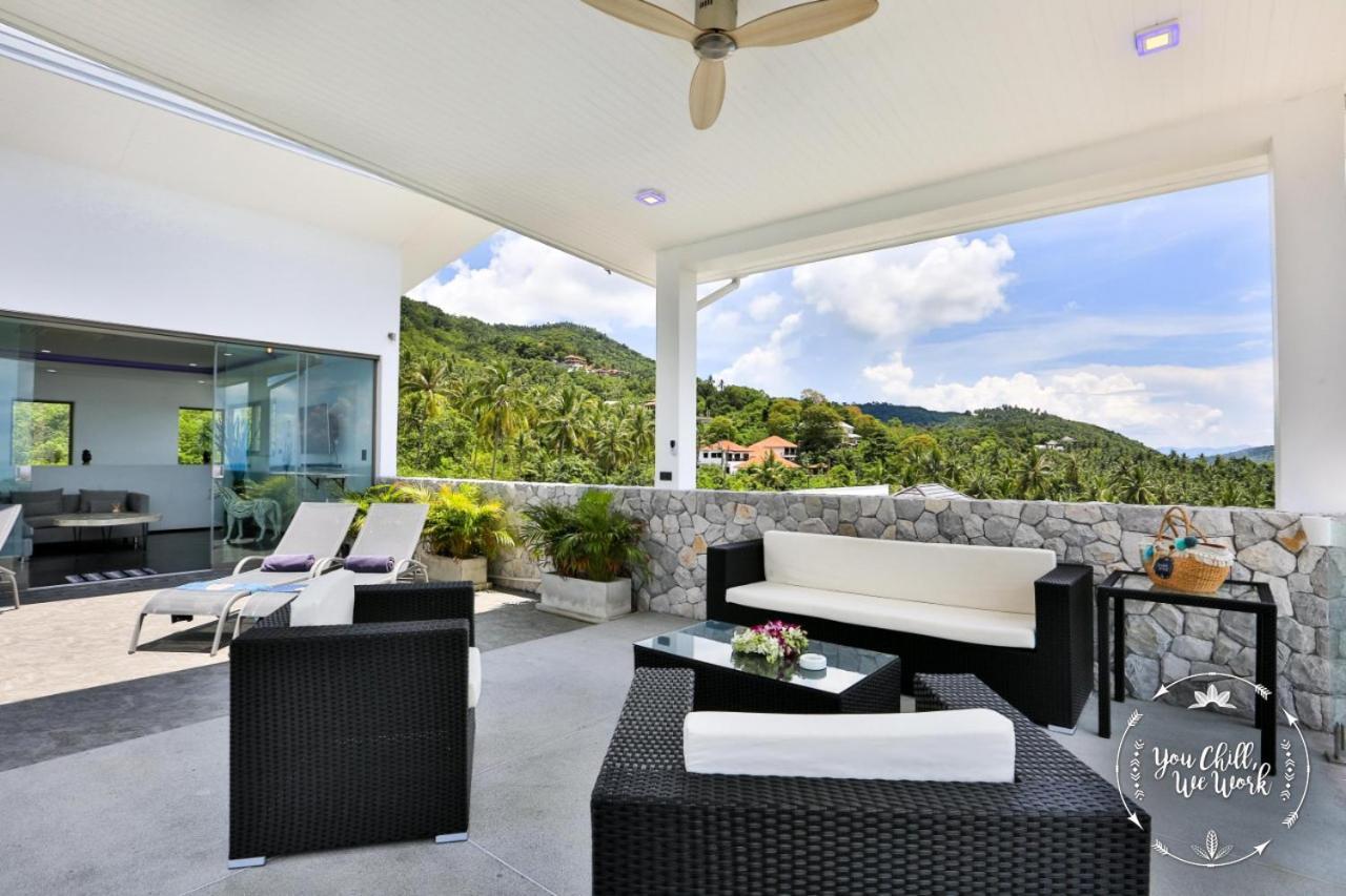 Villa Azur, 4 Bedrooms, Ocean View Bãi biển Chaweng Ngoại thất bức ảnh